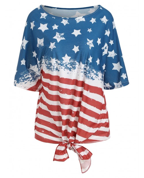 American Flag Multiway Tunic T-shirt -  S